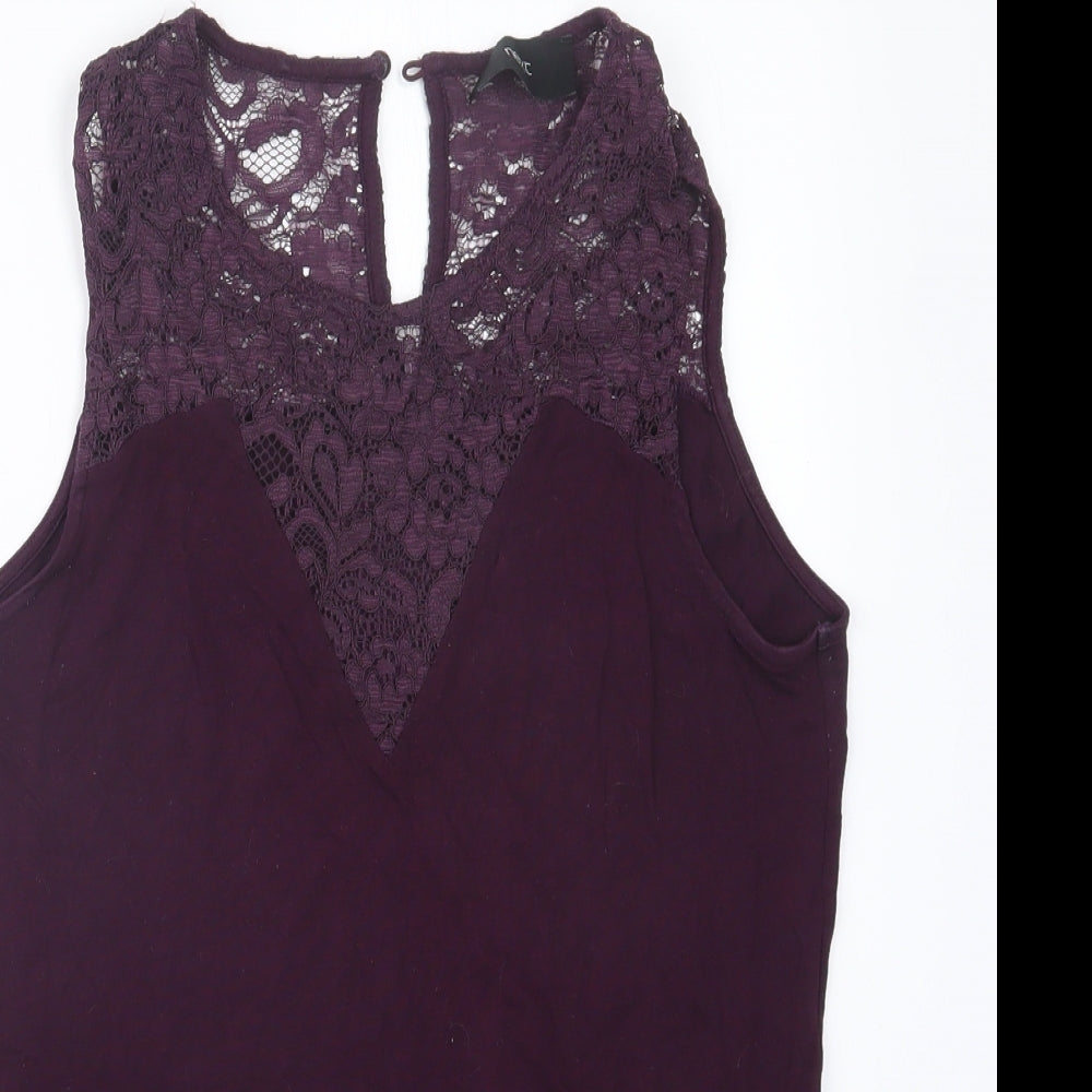 NEXT Womens Purple   Basic Blouse Size 10