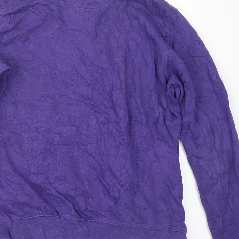 Charles River Apparel Womens Purple   Pullover Sweatshirt Size 2XS