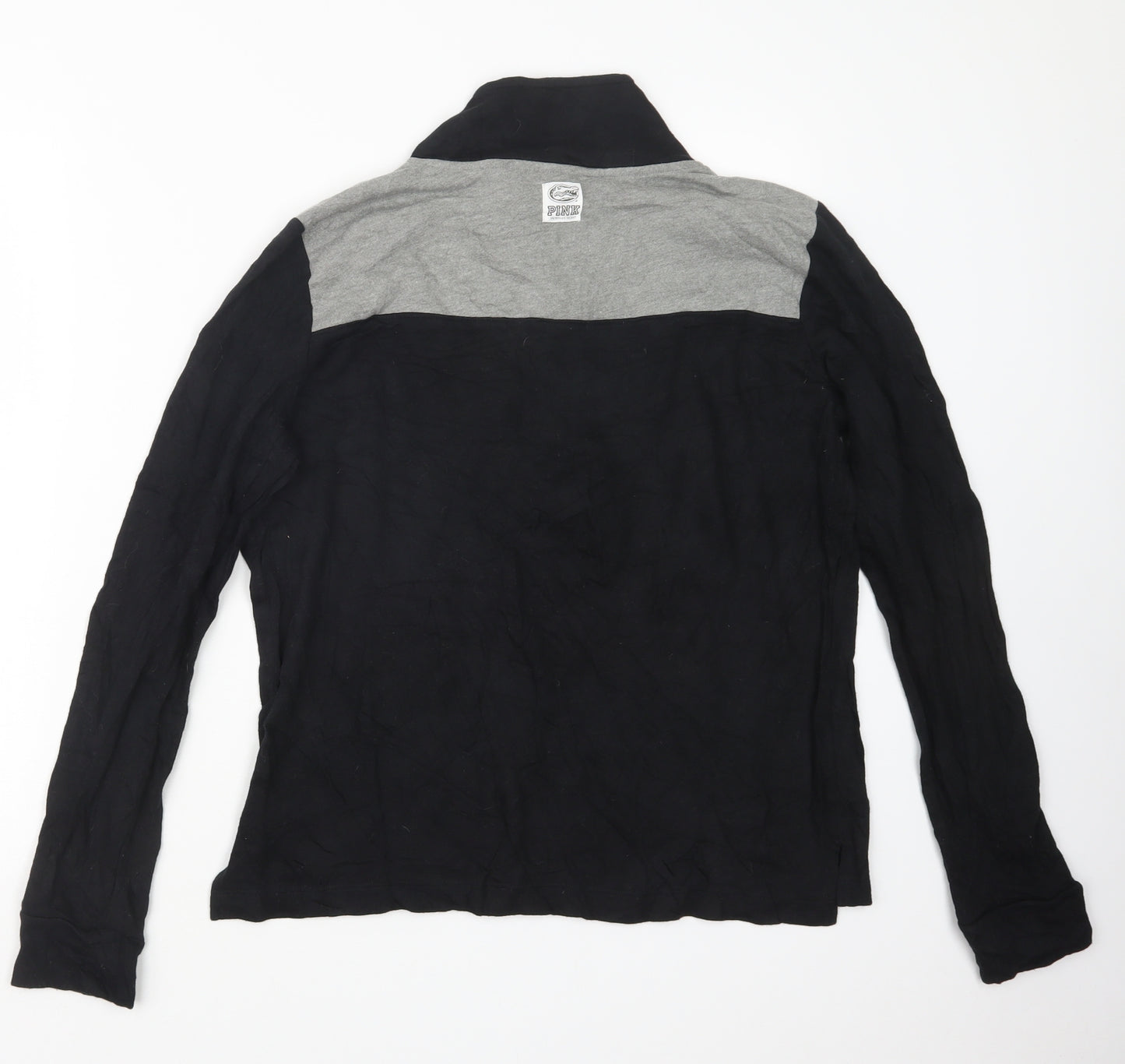 PINK Womens Black   Pullover Sweatshirt Size M