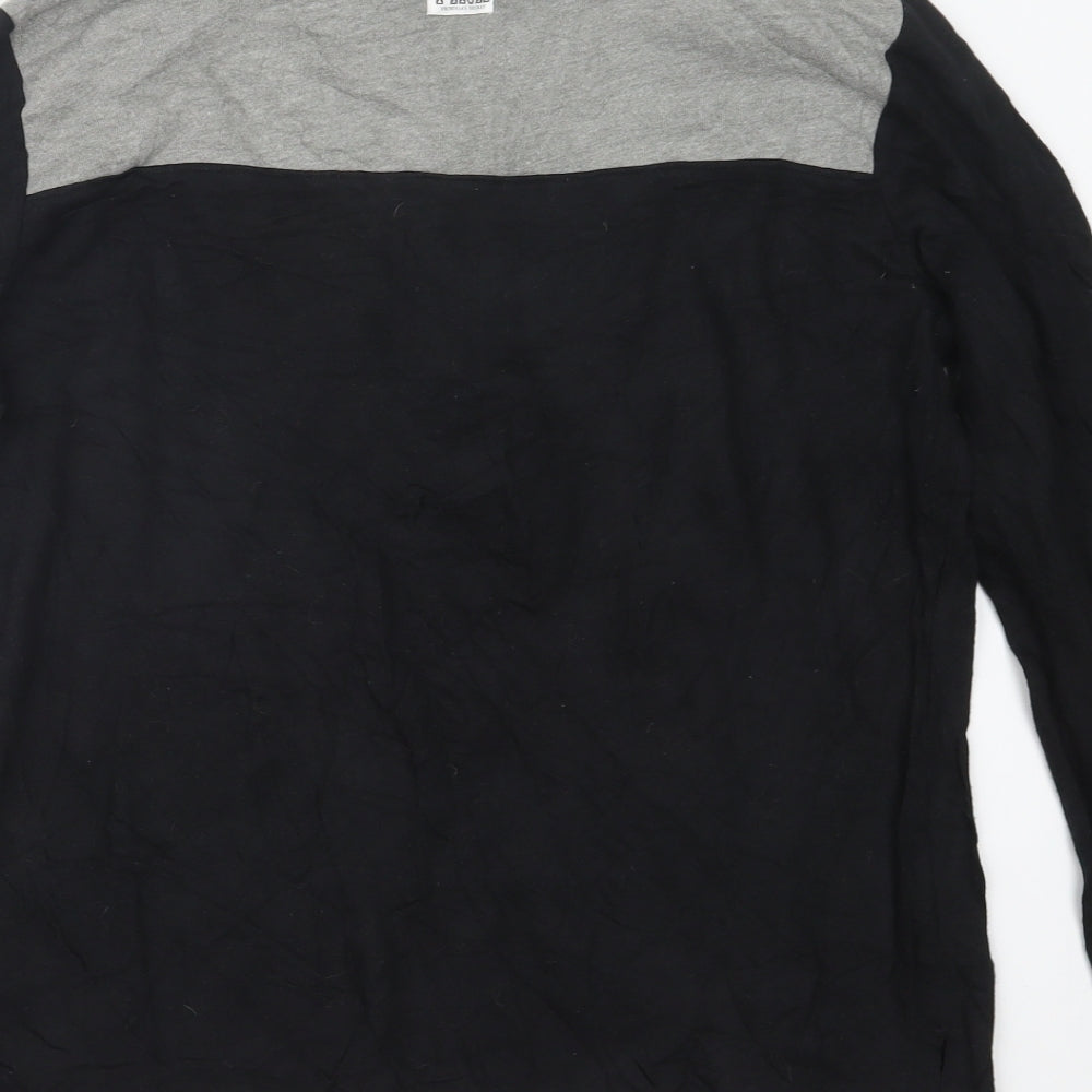 PINK Womens Black   Pullover Sweatshirt Size M