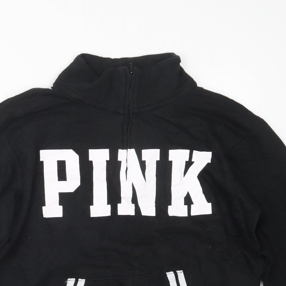 Victoria's Secret Womens Black   Pullover Sweatshirt Size XS