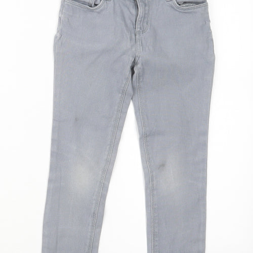 Denim Co. Boys Grey  Denim Straight Jeans Size 5-6 Years