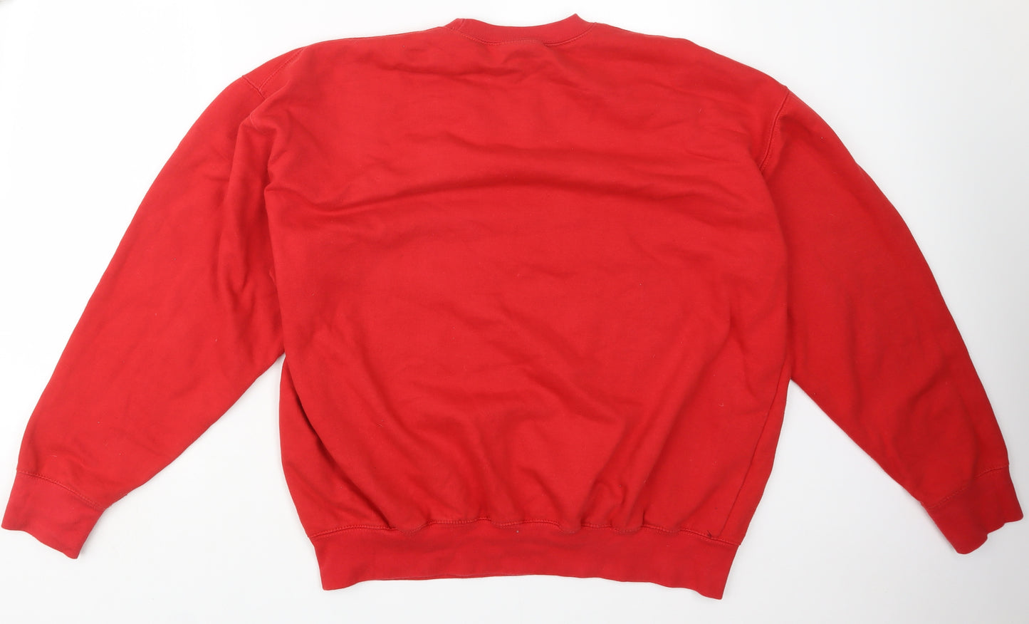 Original Classic Sweat Mens Red   Pullover Jumper Size 2XL