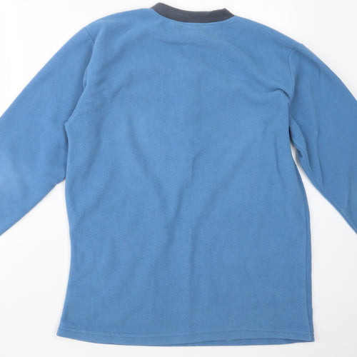 Sude Mens Blue   Pullover Sweatshirt Size L