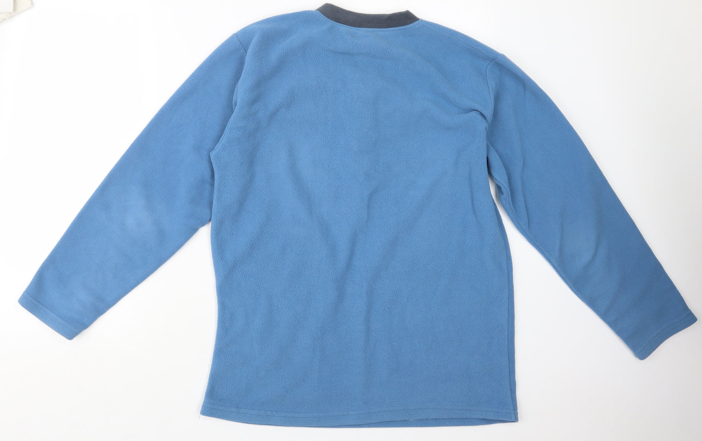 Sude Mens Blue   Pullover Sweatshirt Size L