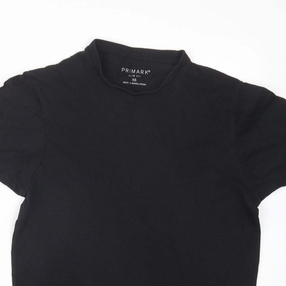 Primark Mens Black    T-Shirt Size XS