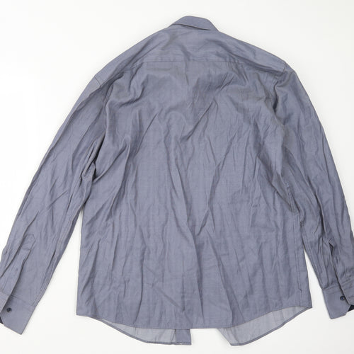 Daniel Bessi Mens Blue    Button-Up Size M