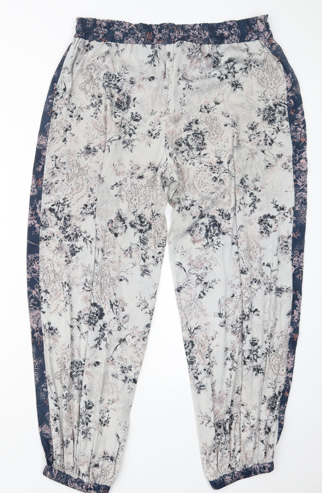 Autograph Womens Blue Floral  Capri Pyjama Pants Size 16