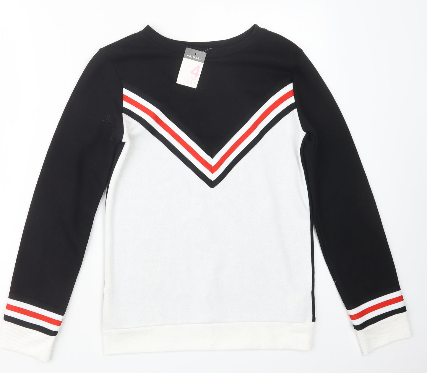 Primark Womens Black  Knit Pullover Jumper Size 4
