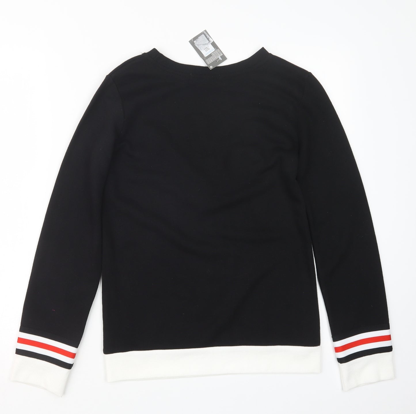 Primark Womens Black  Knit Pullover Jumper Size 4