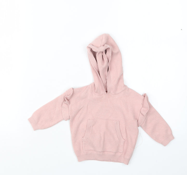 George Girls Pink Jacket Size 0-3 Months - Hoodie