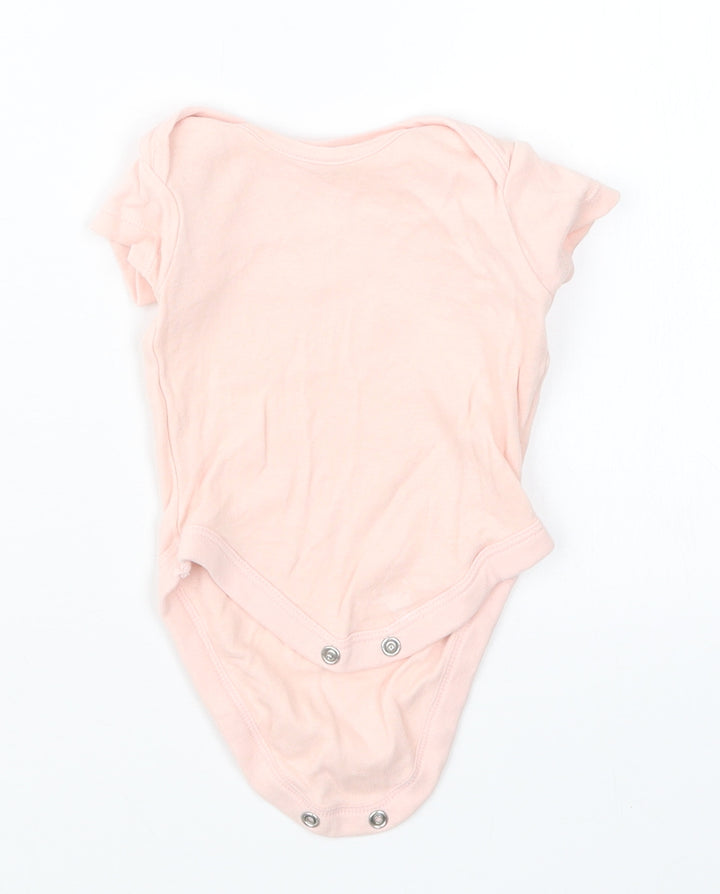 George Girls Pink   Babygrow One-Piece Size 0-3 Months