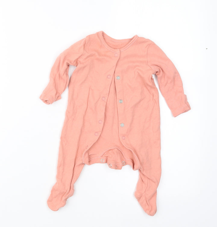 George Boys Pink Geometric Babydoll One Piece Size 0-3 Months