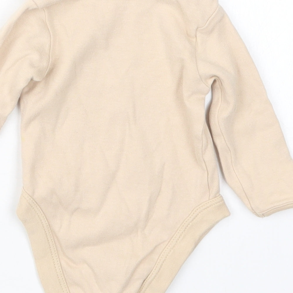 George Baby Beige   Babygrow One-Piece Size 0-3 Months