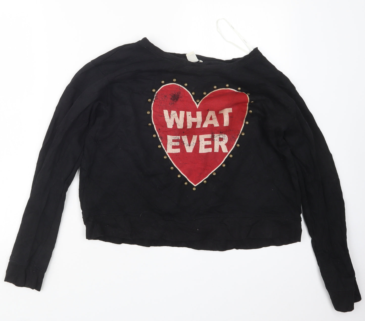 FOREVER 21 Womens Black   Pullover Jumper Size M
