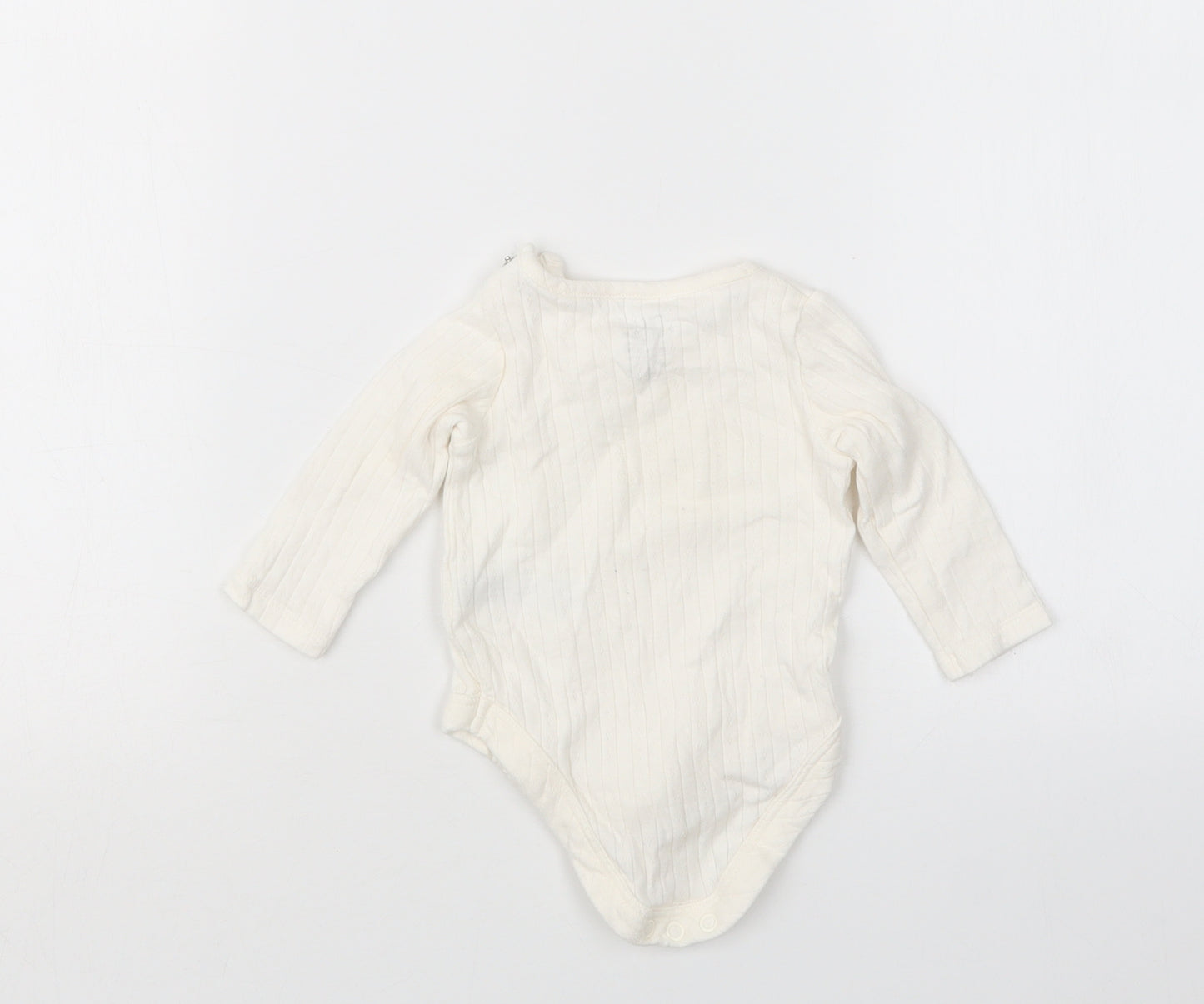 F&F Girls White   Babygrow One-Piece Size 0-3 Months