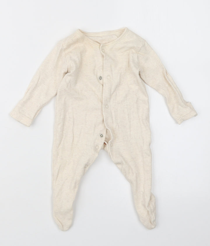 George Baby Beige Geometric  Babydoll One Piece Size 0-3 Months