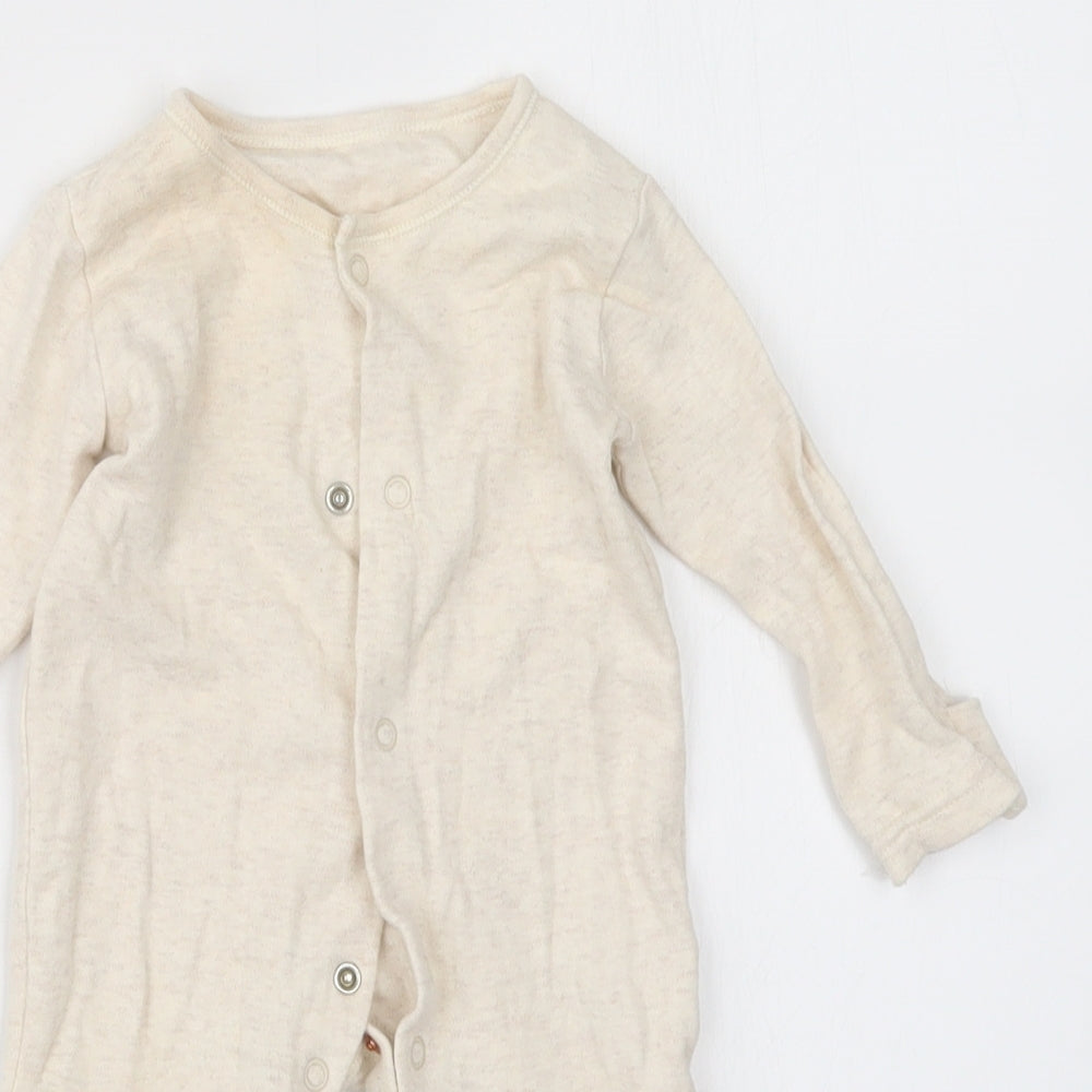George Baby Beige Geometric  Babydoll One Piece Size 0-3 Months