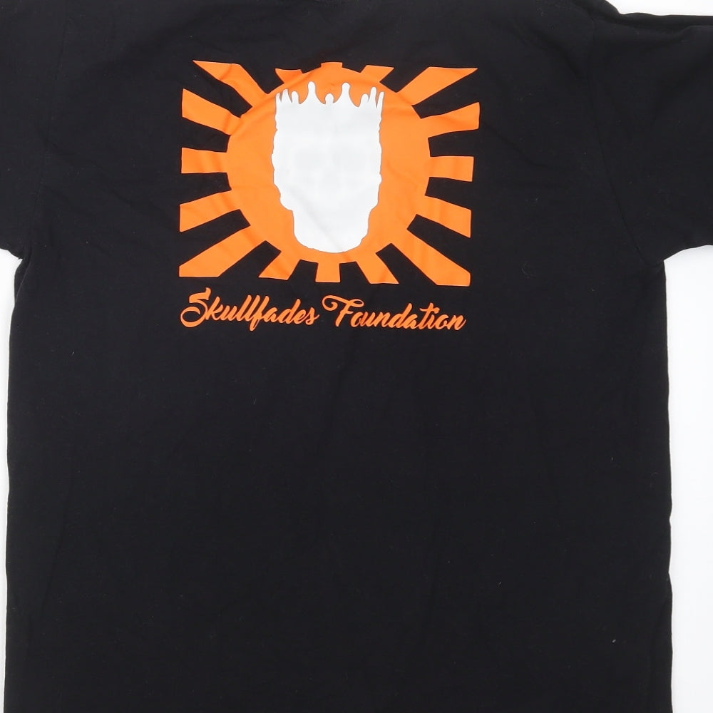 Fruit of the Loom Mens Black    T-Shirt Size S
