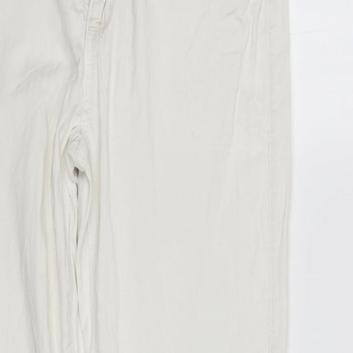 Janina Womens White   Straight Jeans Size 14 L29 in