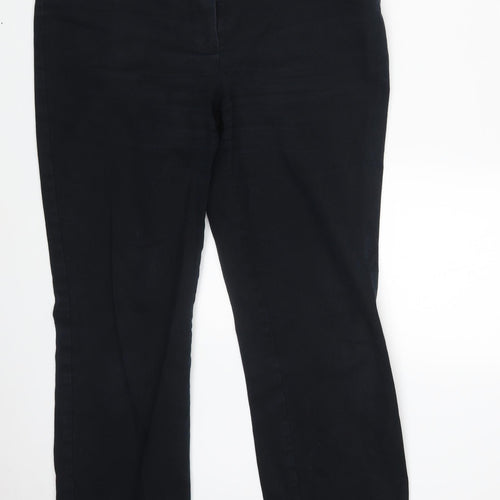 Preworn Womens Blue  Denim Cropped Jeans Size 32 in L27 in