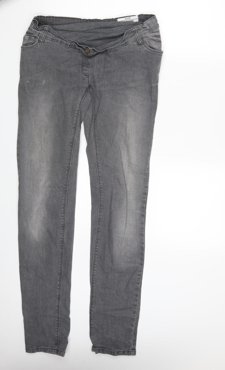 LOVE TO WAIT Womens Grey Denim Mom Jeans Size 30 in L32 in