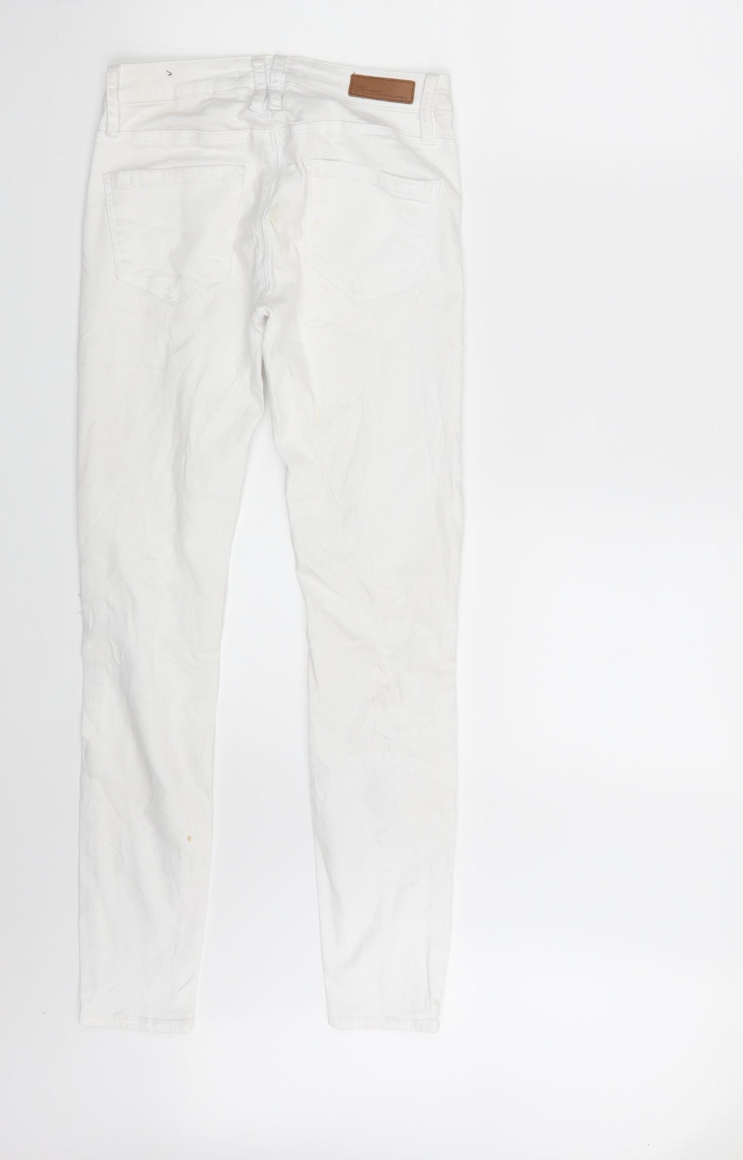 TALLY WEiJL Womens White  Denim Skinny Jeans Size 10 L28 in