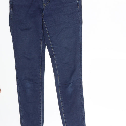 Toxik3 Womens Blue  Denim Skinny Jeans Size 6 L28 in