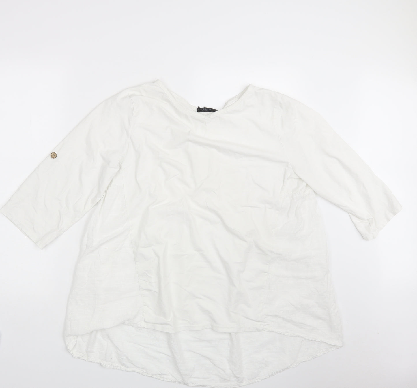Pamella Womens White   Basic T-Shirt One Size