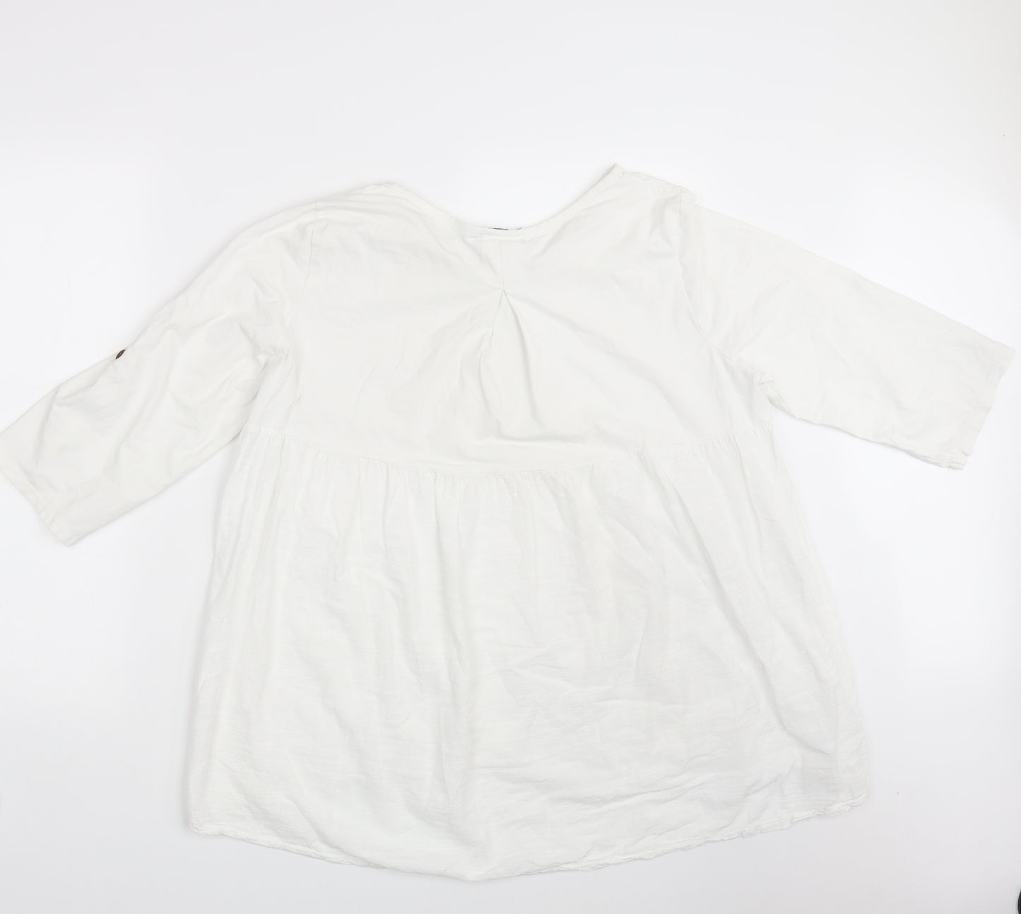 Pamella Womens White   Basic T-Shirt One Size