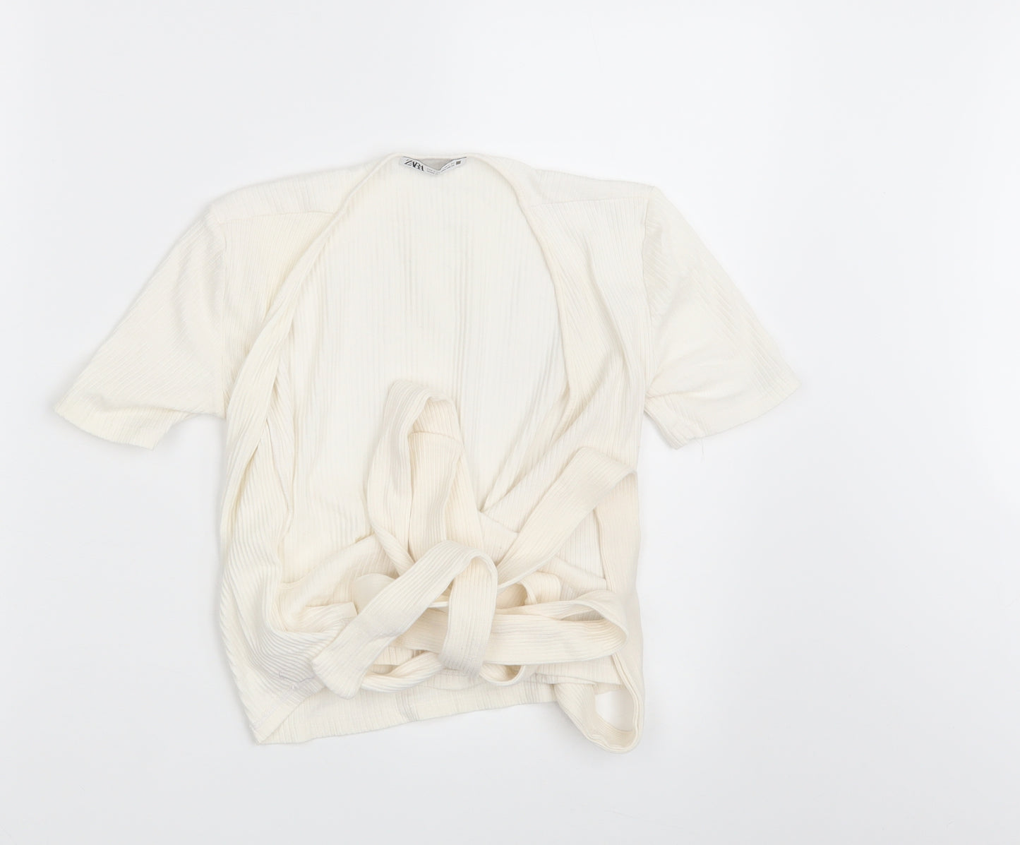 Zara Womens Ivory   Pullover Sweatshirt Size S