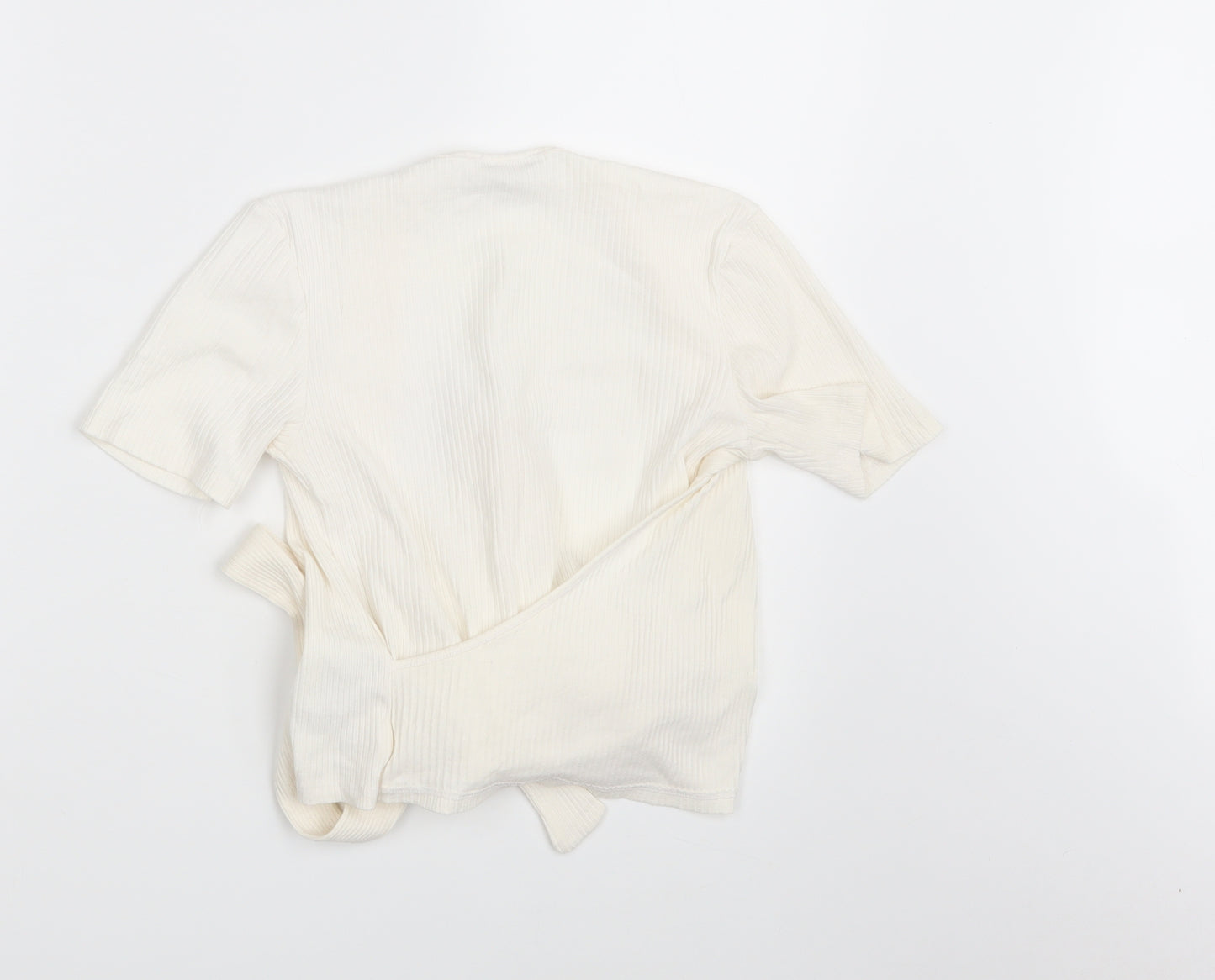 Zara Womens Ivory   Pullover Sweatshirt Size S