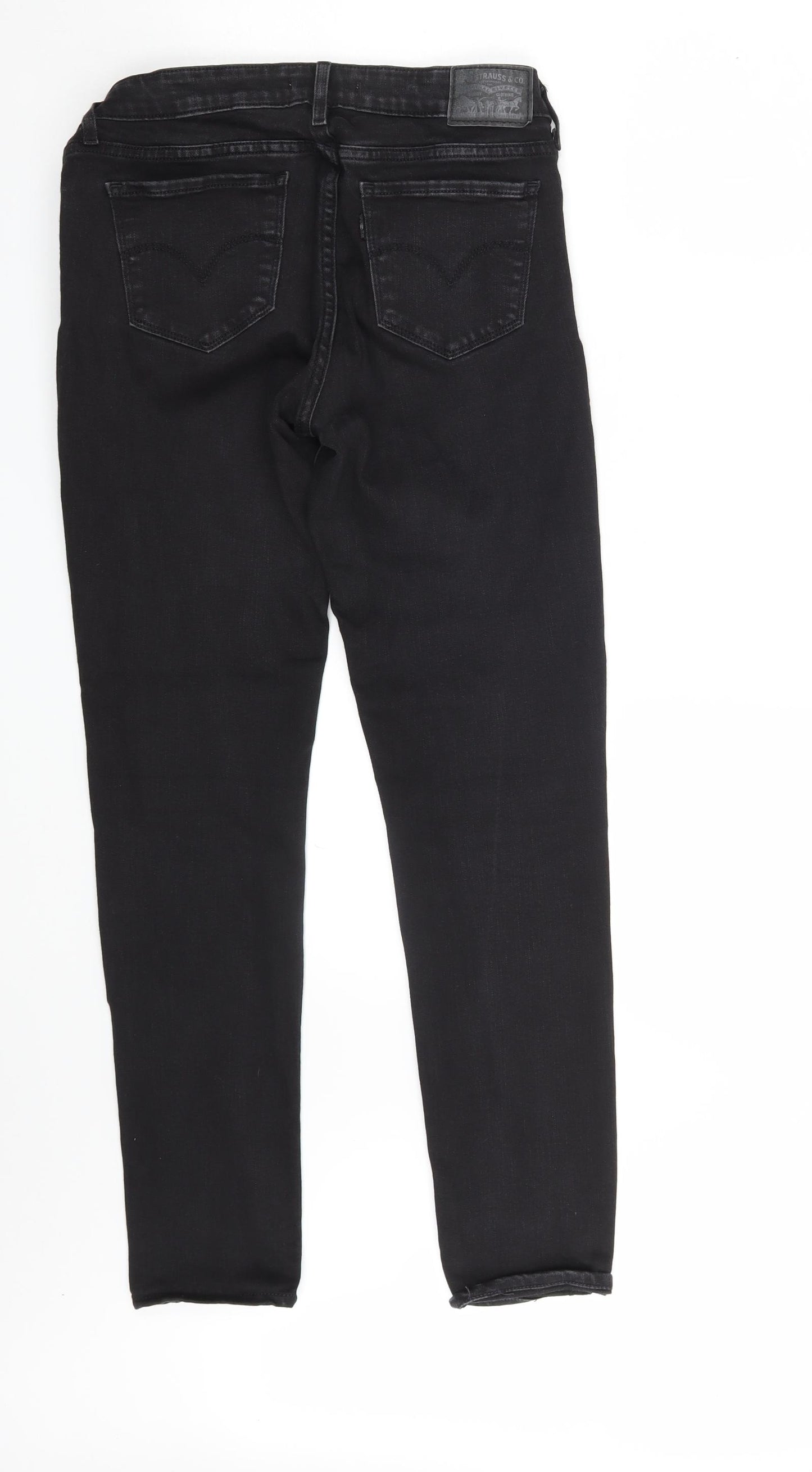 711 Skinny Womens Black  Denim Skinny Jeans Size 28 in L28 in