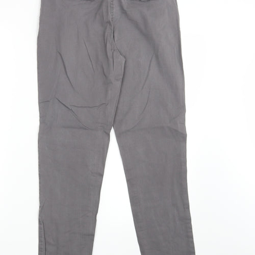 Denim Co.  Womens Beige  Denim Chino Trousers Size 10 L29 in