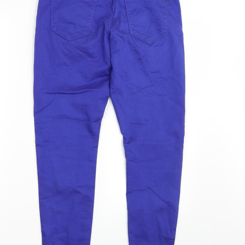 M&S Womens Blue  Denim Jegging Jeans Size 10 L29 in