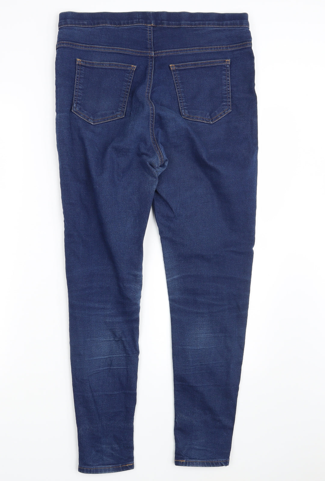 M&S Womens Blue  Denim Jegging Jeans One Size L27 in
