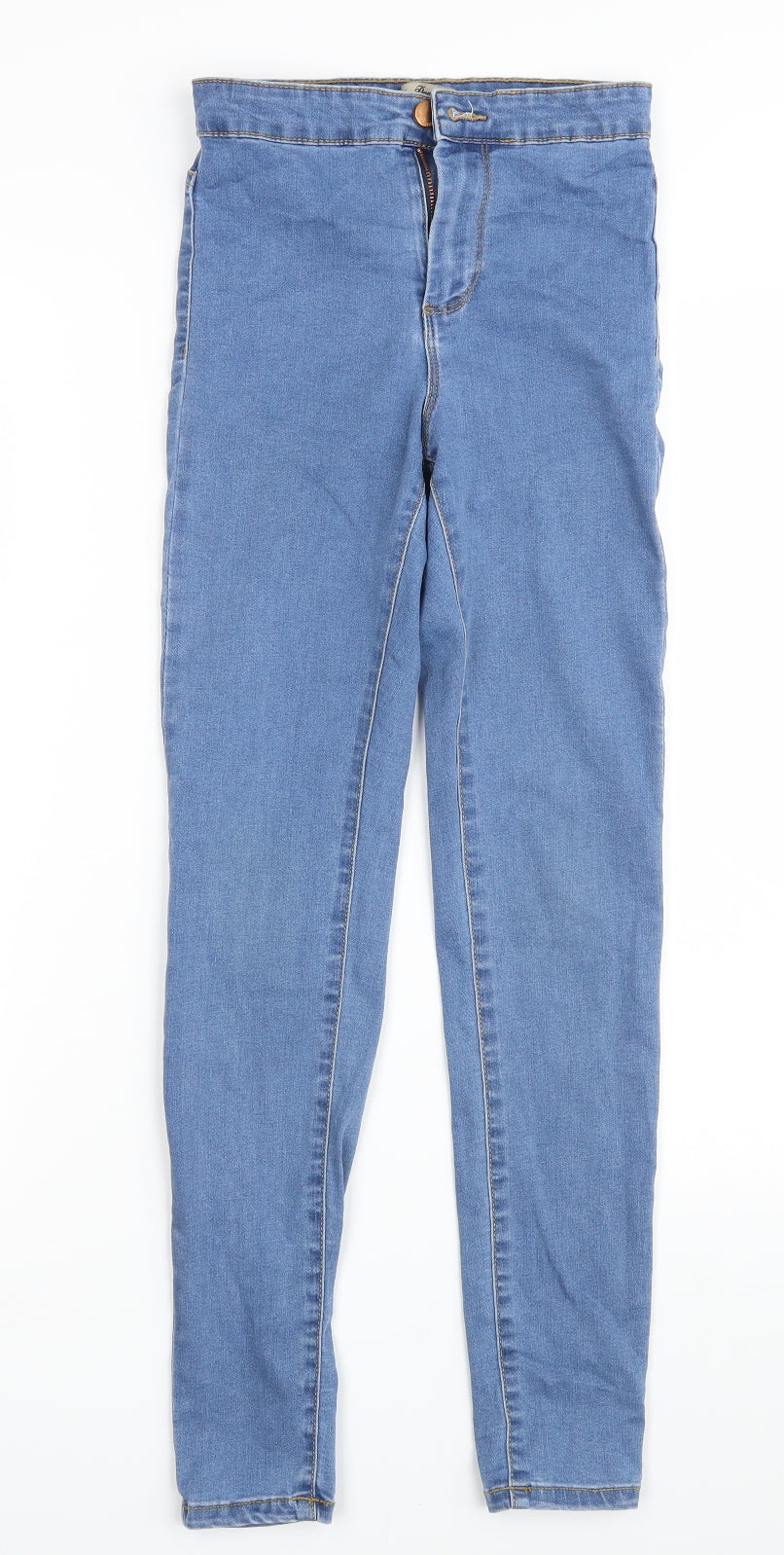 Denim Co.  Womens Blue  Denim Jegging Jeans Size 4 L27 in