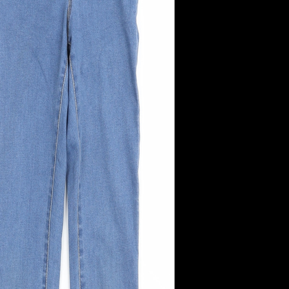 Denim Co.  Womens Blue  Denim Jegging Jeans Size 4 L27 in