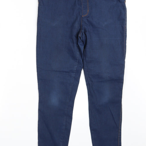 Denim Co.  Womens Blue  Denim Jegging Jeans Size 12 L28 in
