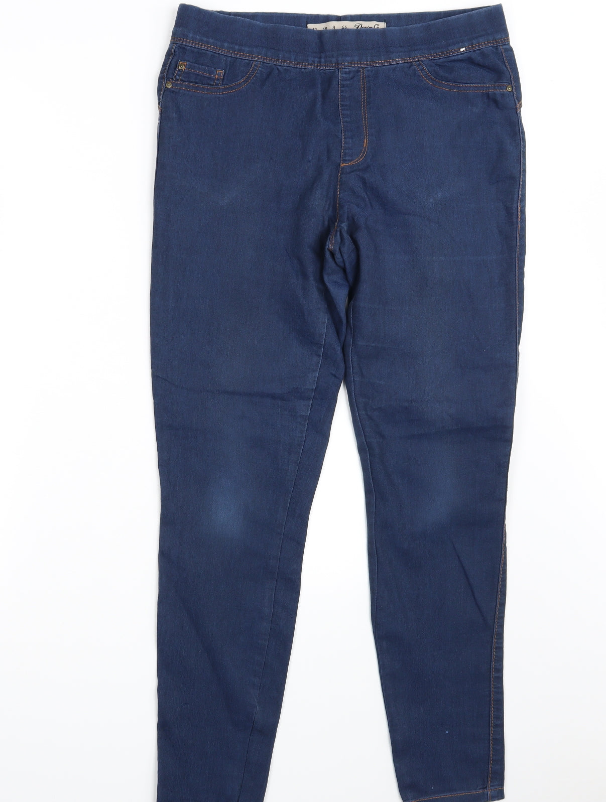 Denim Co.  Womens Blue  Denim Jegging Jeans Size 12 L28 in