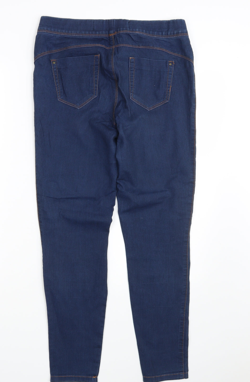 Denim Co.  Womens Blue  Denim Jegging Jeans Size 12 L28 in