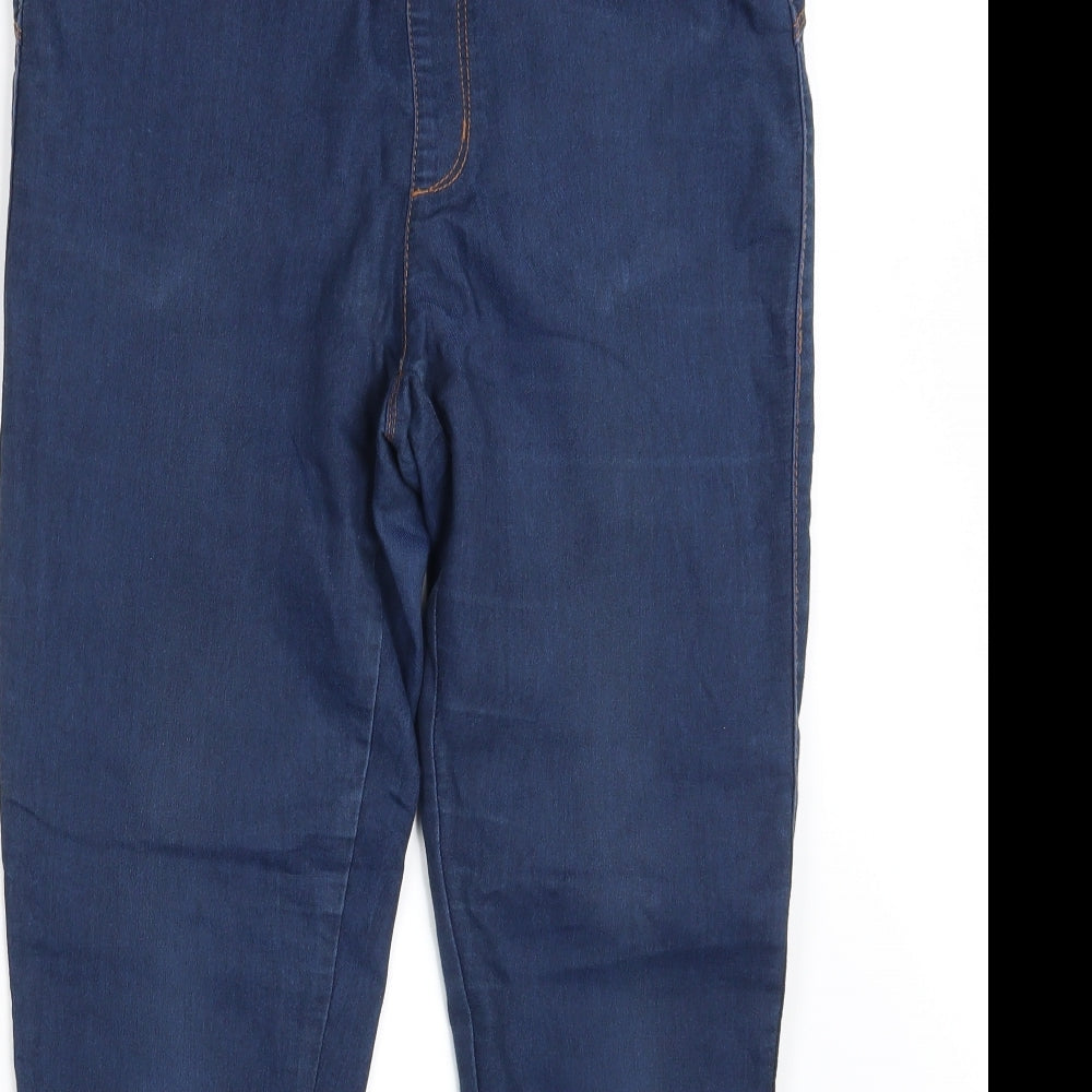 Denim Co.  Womens Blue  Denim Jegging Jeans Size 12 L28 in