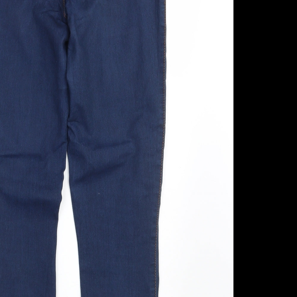Denim Co.  Womens Blue  Denim Jegging Jeans Size 12 L28 in