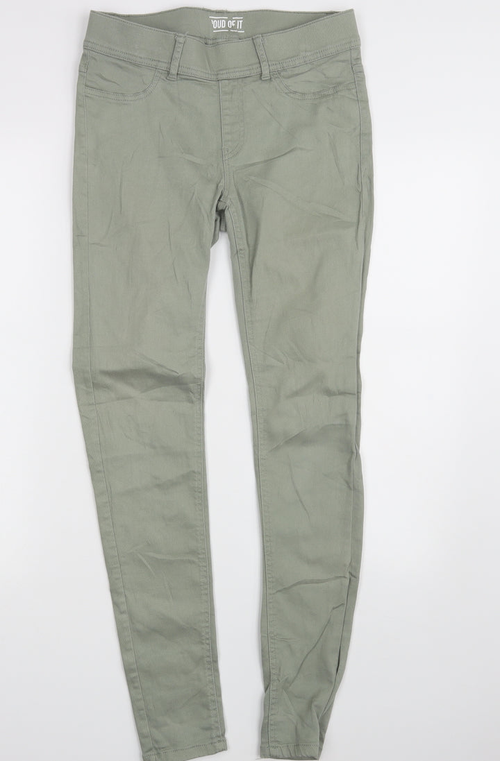 Ever. Me Womens Green Denim Jegging Jeans Size S L30 in