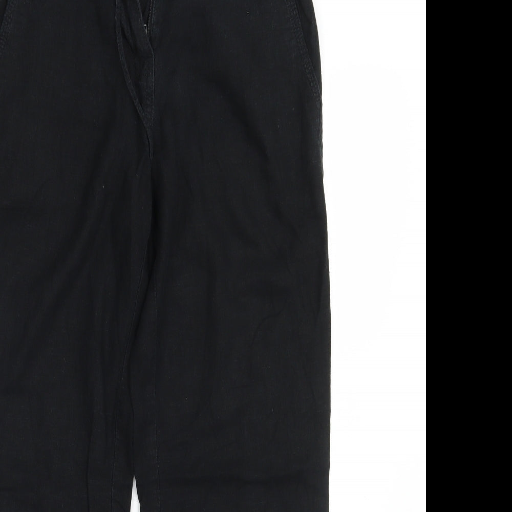 NEXT Womens Black   Bloomer Trousers Size 6 L28 in