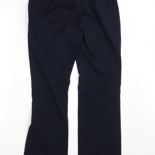 M&S Womens Blue   Trousers  Size 8 L30 in