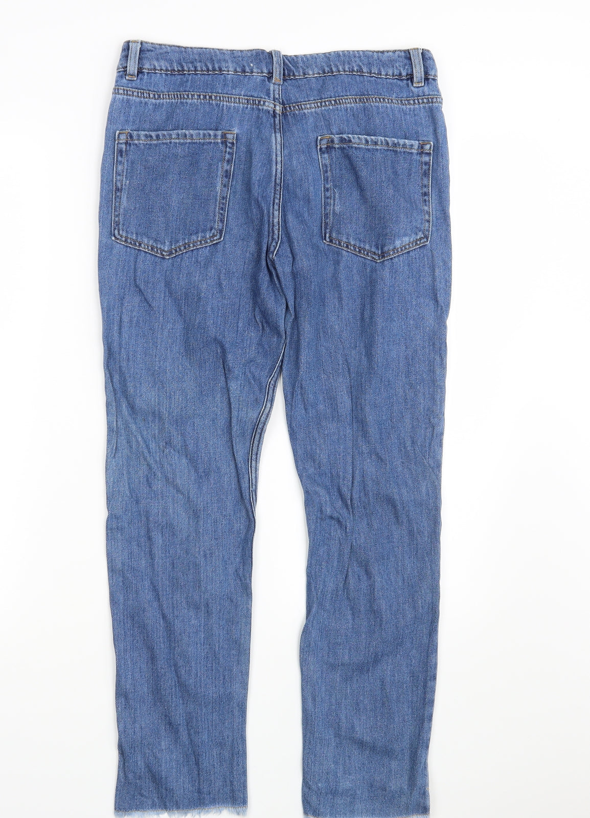 M&S Girls Blue  Denim Straight Jeans Size 13-14 Years