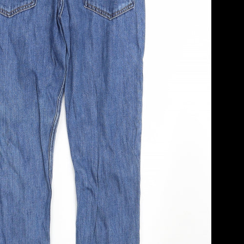 M&S Girls Blue  Denim Straight Jeans Size 13-14 Years