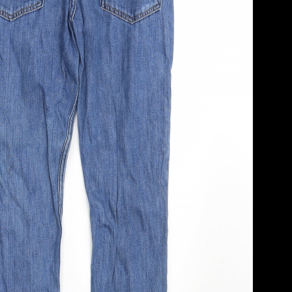 M&S Girls Blue  Denim Straight Jeans Size 13-14 Years
