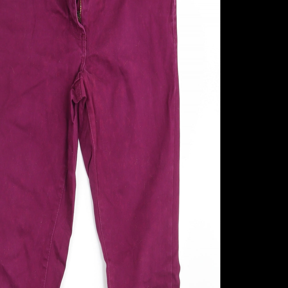 TU Womens Pink  Denim Skinny Jeans Size 12 L27 in